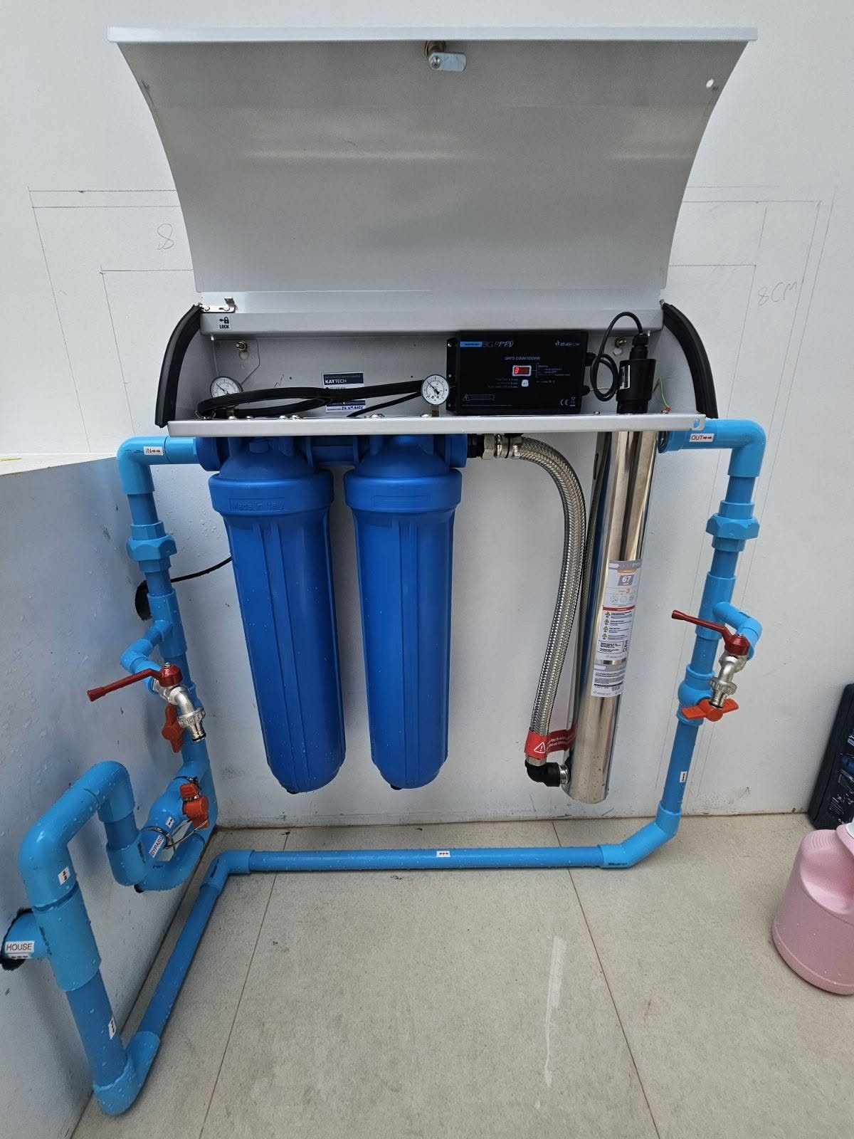 Accessible BIG F PRO filtration installation